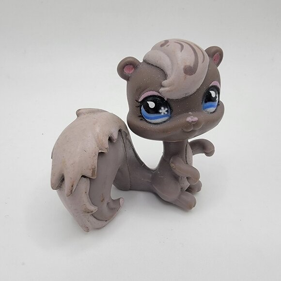 LPS Littlest Pet Shop Grey Gray Squirrel‎ 2007 - Picture 1 of 2